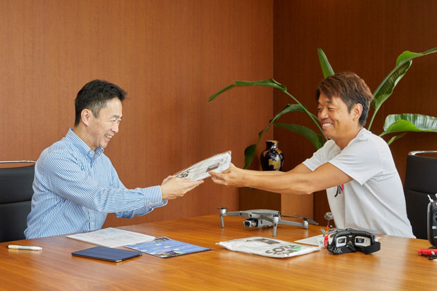 GAR山崎氏とPT+松下の対談風景